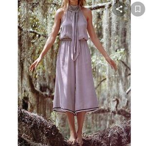 Faithfull the Brand Emery Wide Leg Crop Jumpsuit S